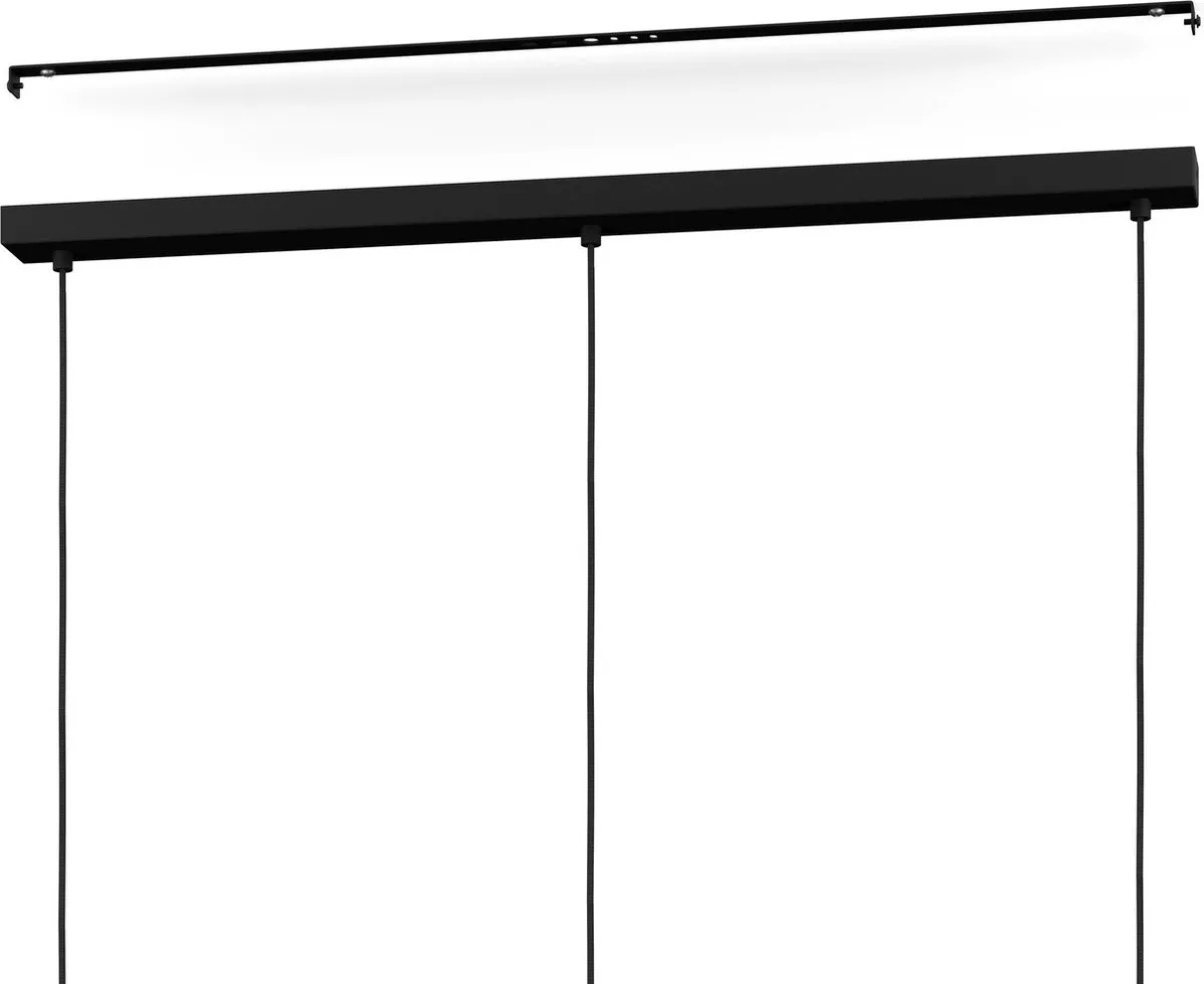 Eglo Tabley Hanglamp E27 - 89 cm - Zwart/Crème/Zand
