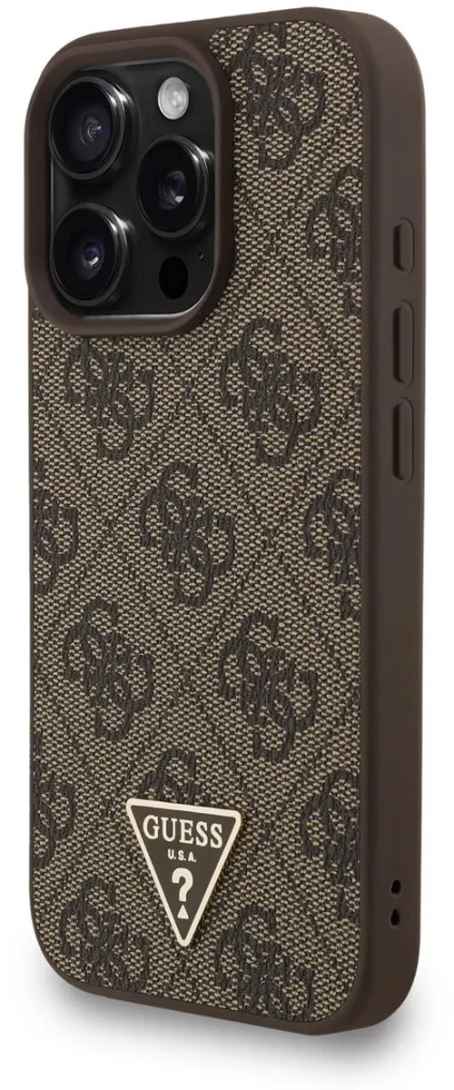 GUESS Telefoonhoesje iPhone 16 Pro Max - MagSafe - Bruin