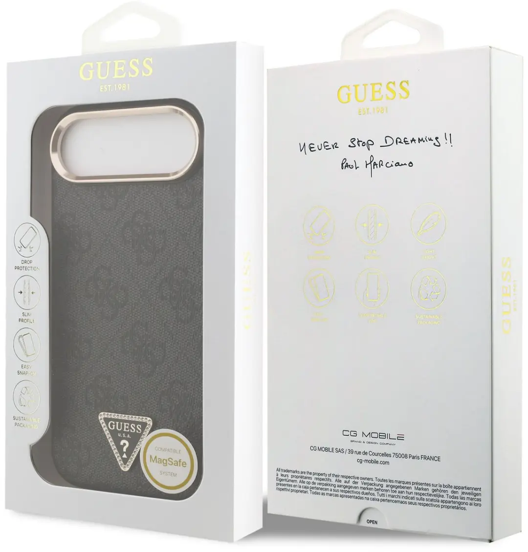 GUESS 4G Triangle Hoesje iPhone Air - Grijs - MPN 13769