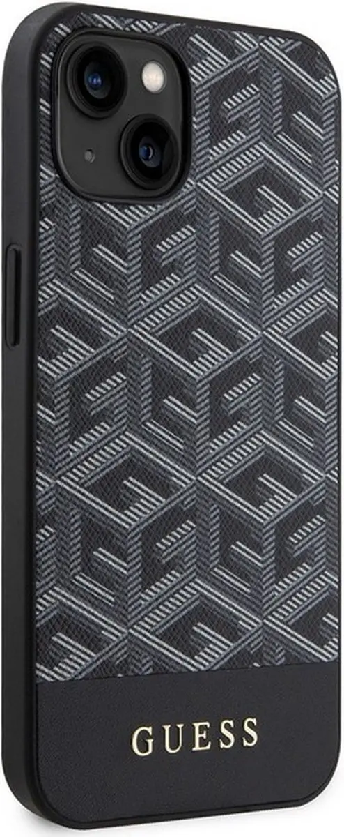 Guess G-Cube MagSafe Hoesje - iPhone 13 - Zwart