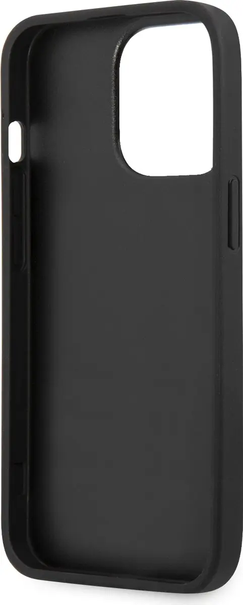 GUESS Golden Logo iPhone 13 Pro Hoesje - Grijs