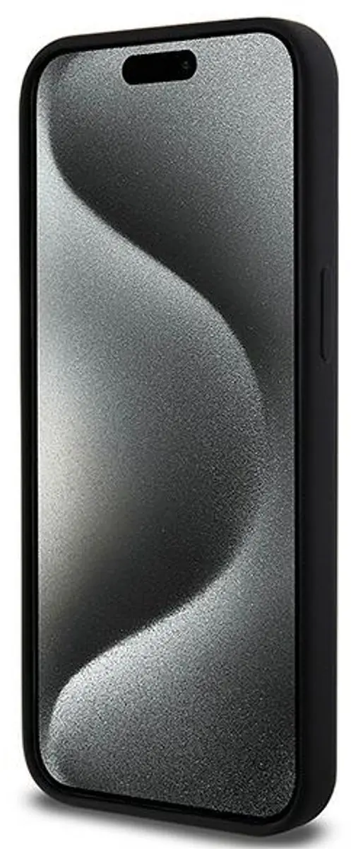 DKNY Silicone Arch Logo Back Case - iPhone 14 Pro Max - Zwart