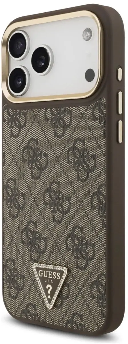 GUESS iPhone 17 Pro Max Hoesje - MagSafe Bruin