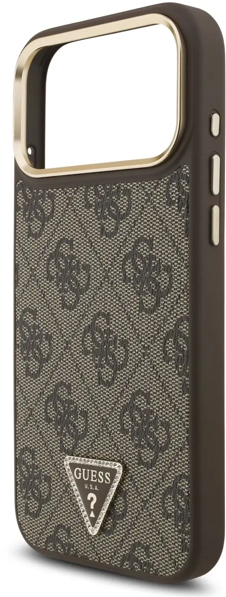 GUESS iPhone 17 Pro Max Hoesje - MagSafe Bruin