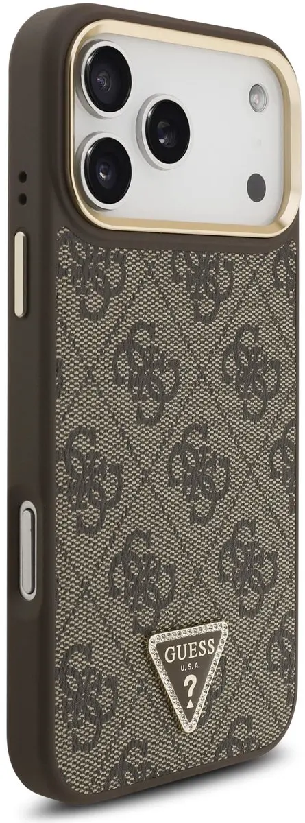 GUESS iPhone 17 Pro Max Hoesje - MagSafe Bruin