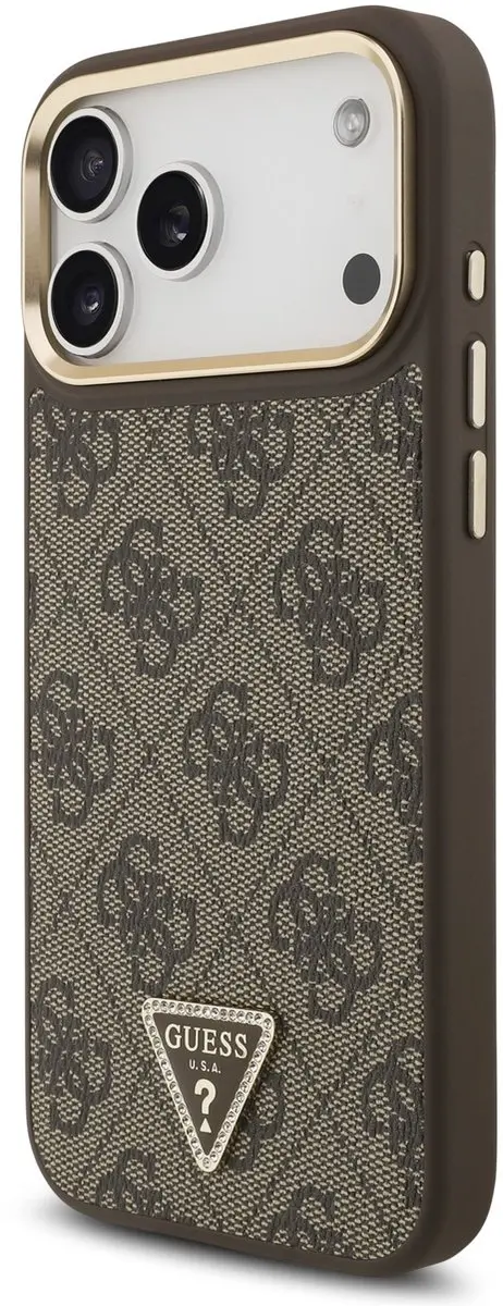 GUESS iPhone 17 Pro Max Hoesje - MagSafe Bruin - afbeelding 6 van 6
