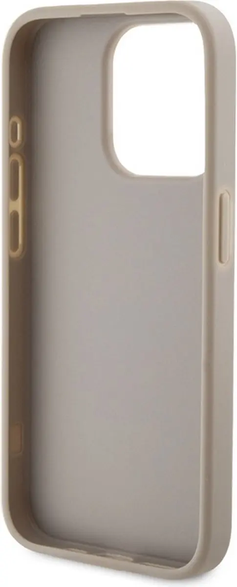 Guess 4G Triangle Logo Hoesje iPhone 15 Pro - Wit