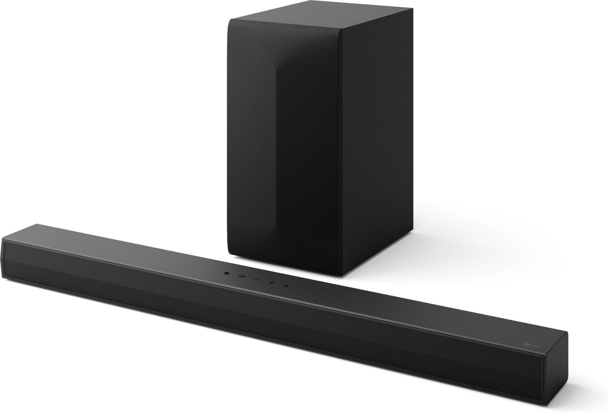 LG DS60 - Soundbar - 320 watt - draadloze subwoofer - Adaptive Sound Control