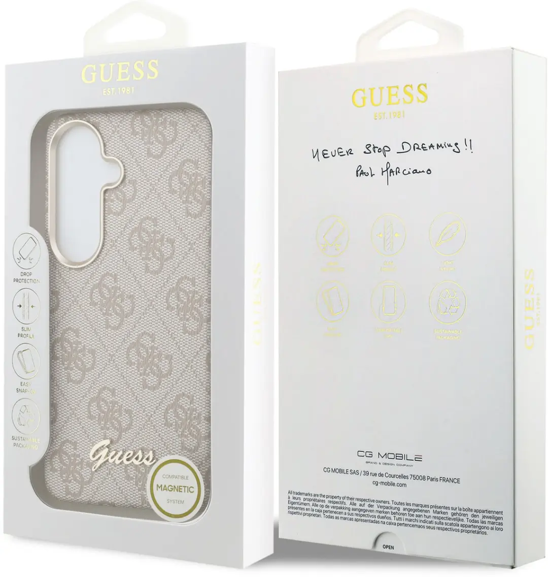 GUESS Hoesje Samsung Galaxy S26 - Roze MagSafe
