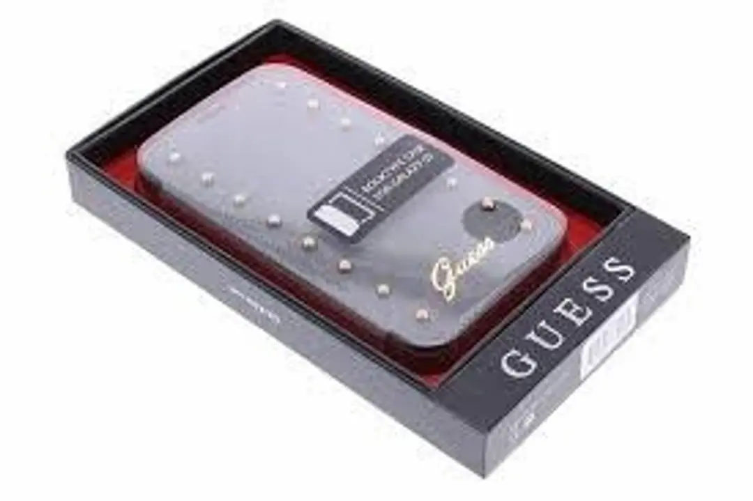 GUESS Studded Collection Folio Hoes Samsung Galaxy S5 Neo - Grijs