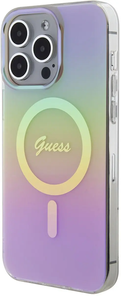 GUESS Iridescent Script Back Case