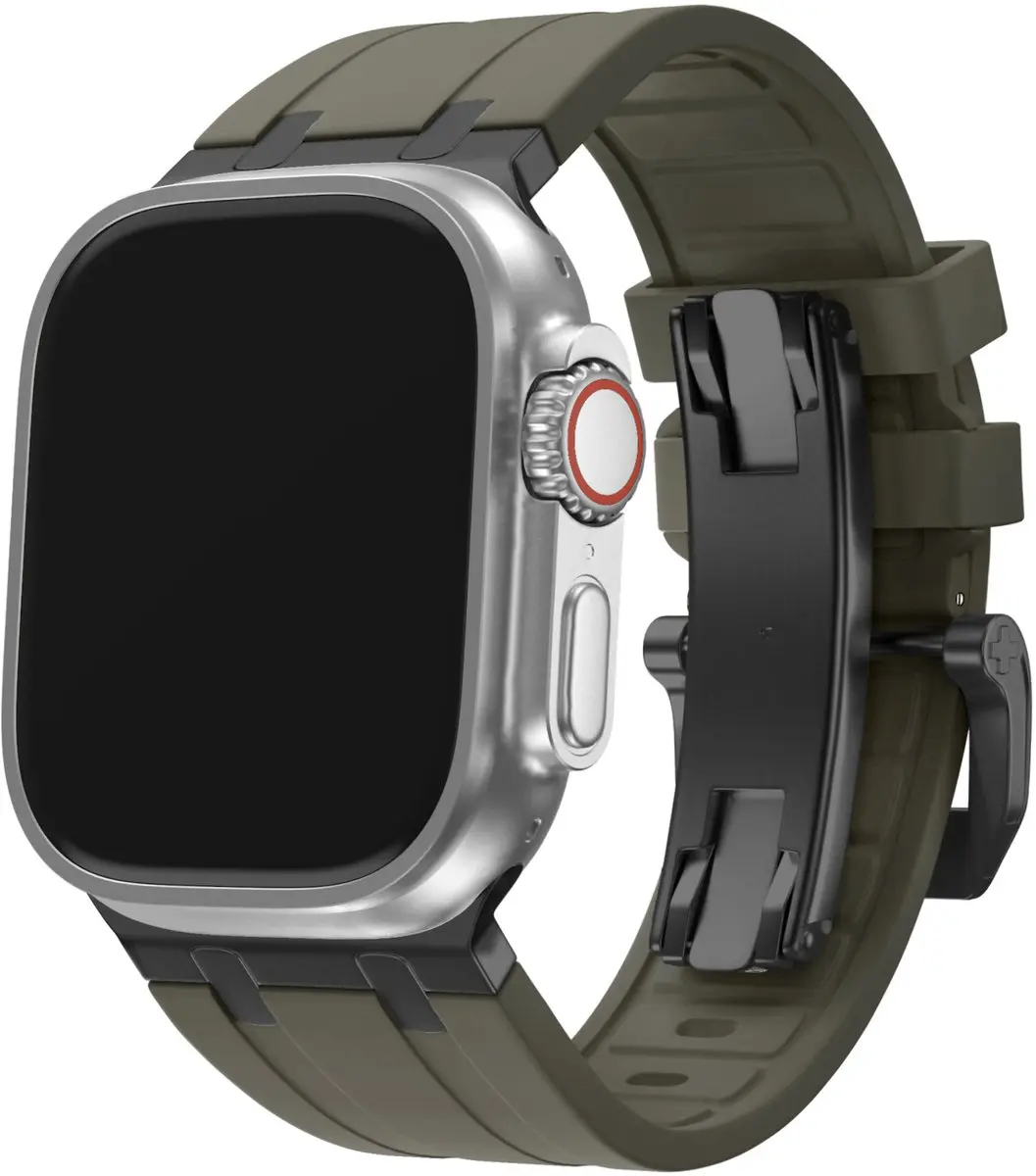 BALR Liquid Siliconen Bandje Apple Watch 44/45/49mm