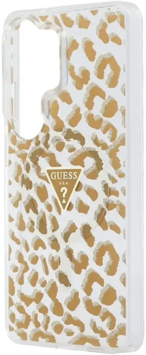 Guess Hoesje Samsung Galaxy S26 Ultra - Panterbruin - MagSafe