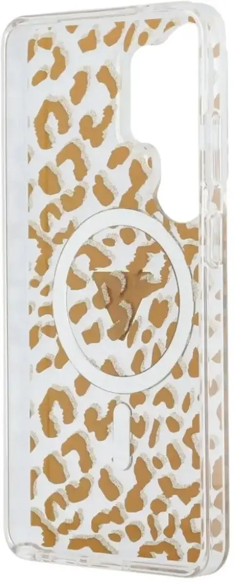 Guess Hoesje Samsung Galaxy S26 Ultra - Panterbruin - MagSafe