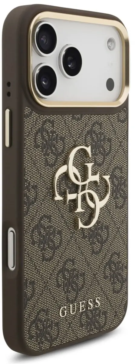 Guess 4G Groot Logo Hoesje iPhone 17 Pro Max - Zwart