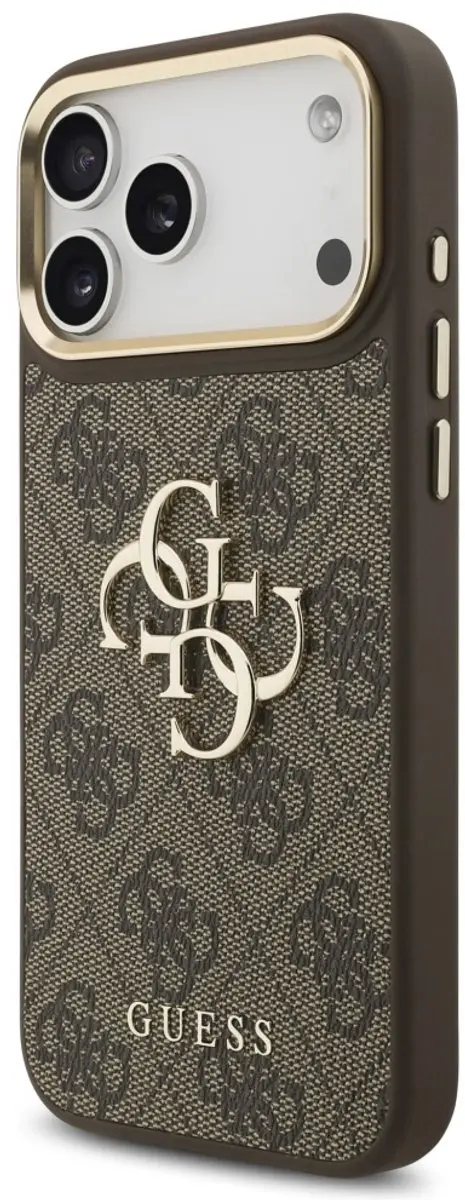 Guess 4G Groot Logo Hoesje iPhone 17 Pro Max - Zwart