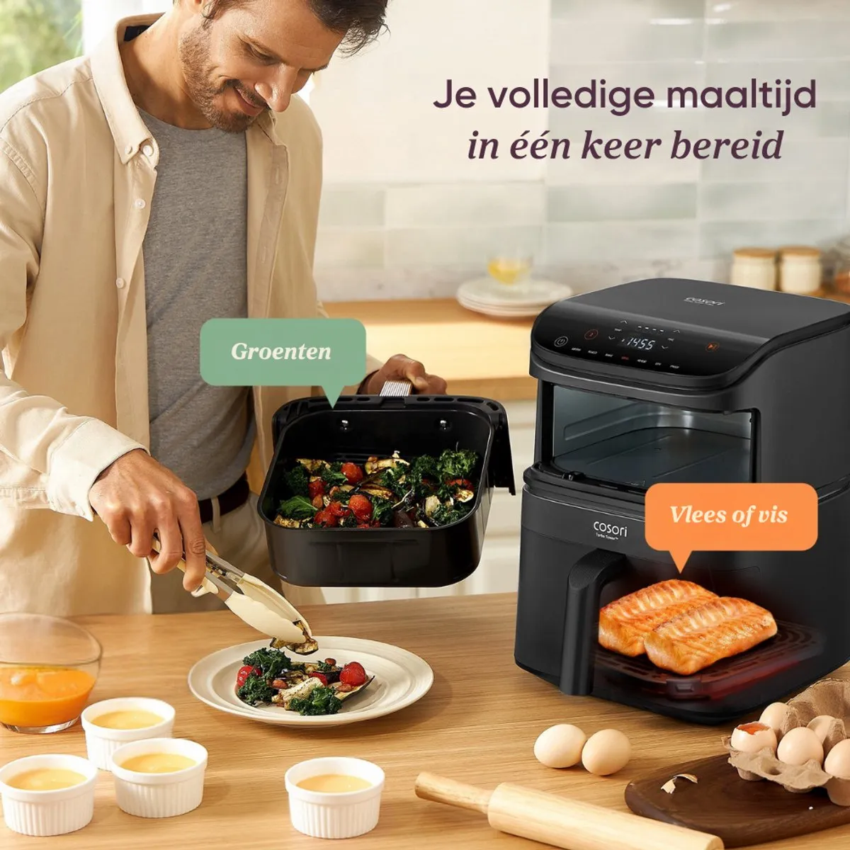 Cosori XXL Airfryer Turbo Tower 10.8L - 2630W