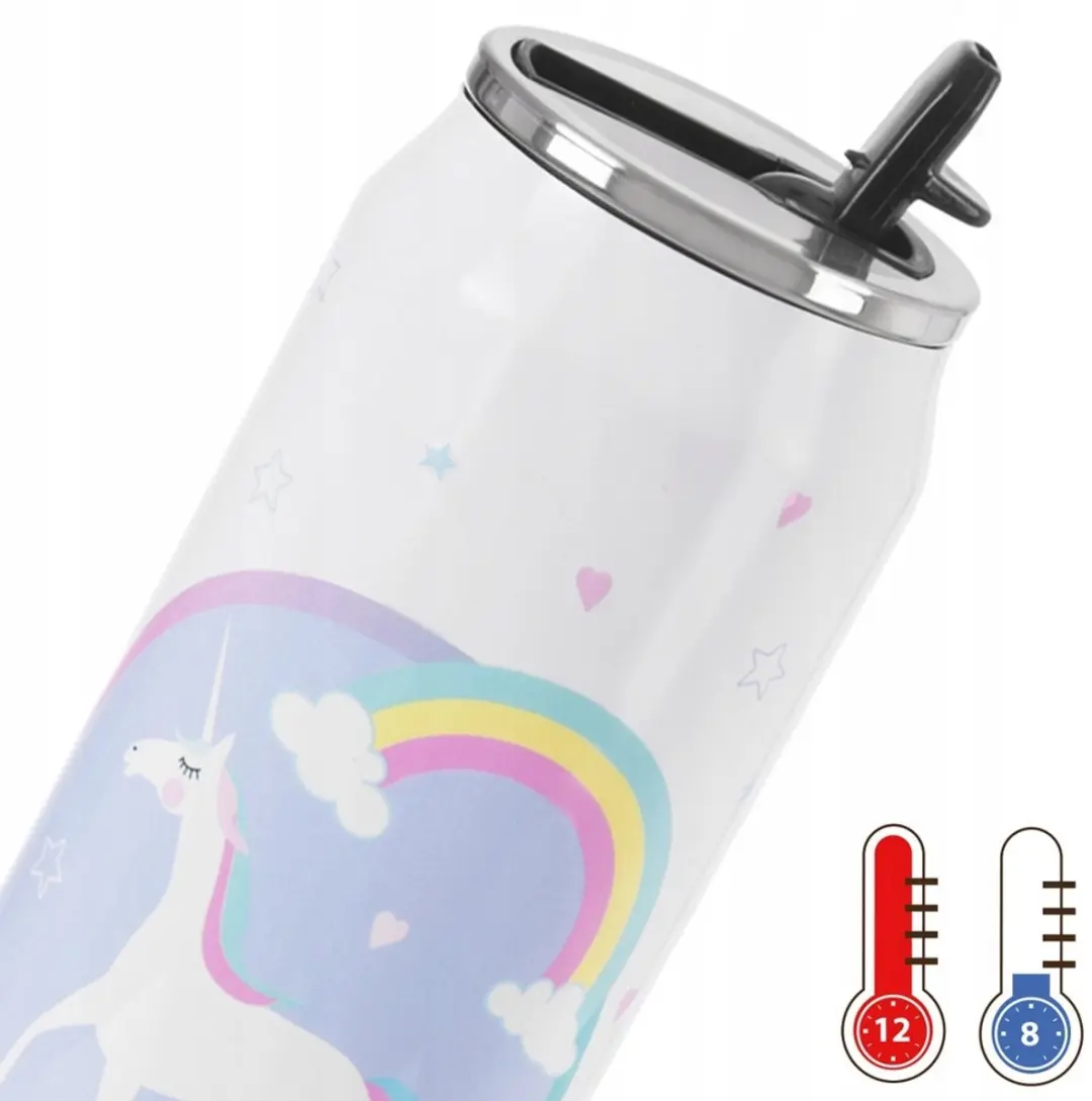 Orion Thermosbeker Blik 0,5L - 12u Warm/Koud - Multikleur