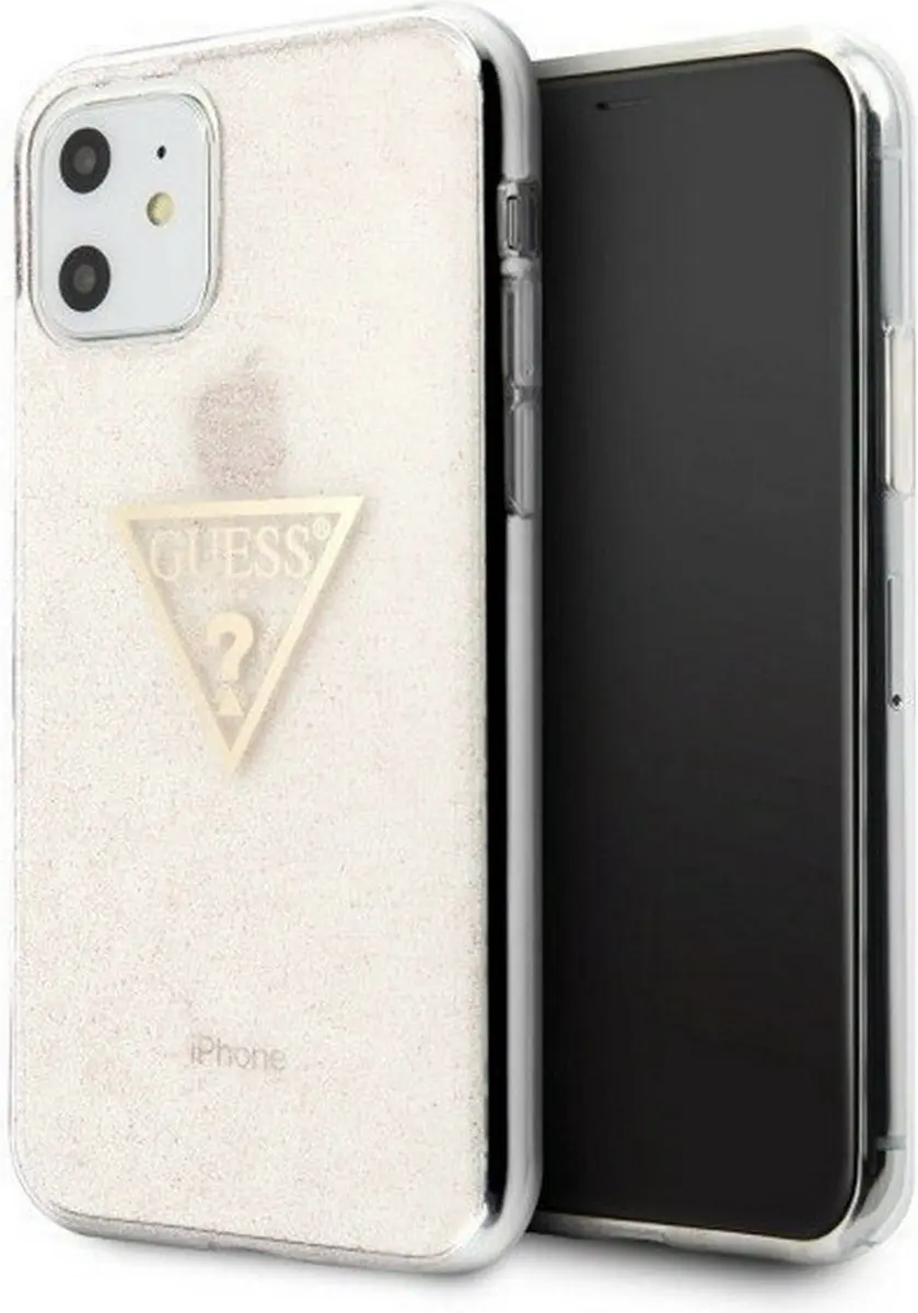 Guess Solid Glitter TPU Hoesje