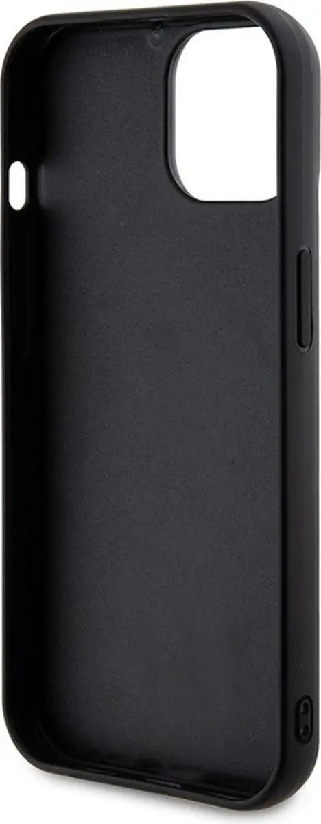 Guess Sequins Script Logo Hoesje - iPhone 15 Plus - Zwart