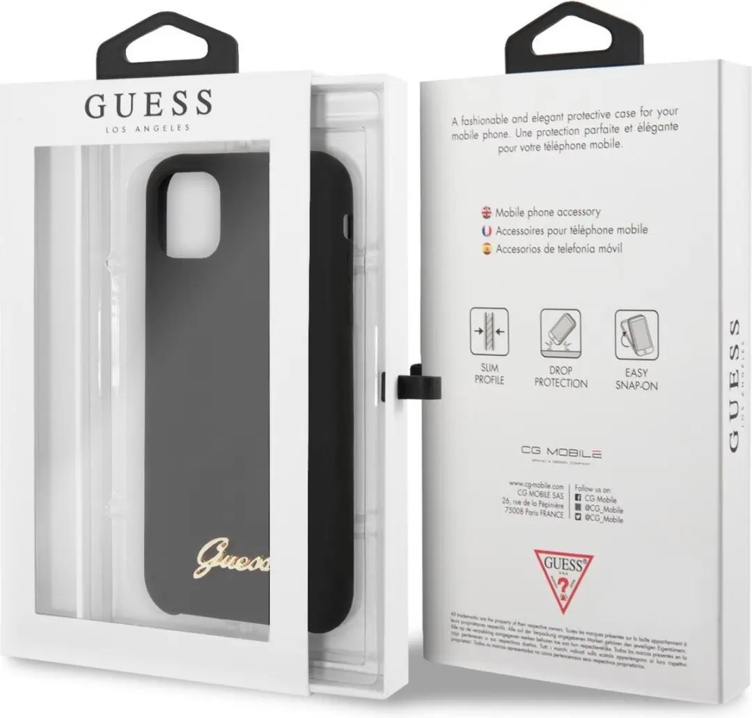 Guess GUHCN65LSLMGBK Hoesje - iPhone 11 Pro Max - Goud