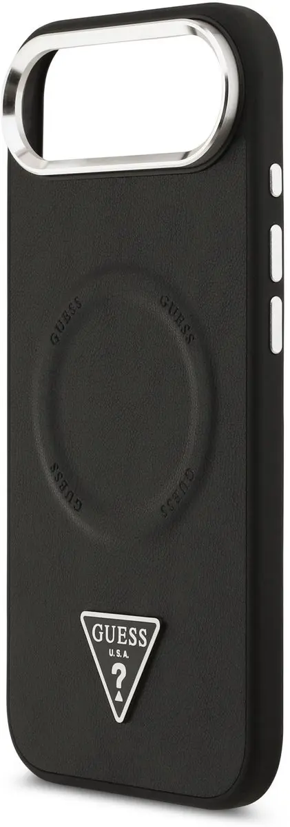 GUESS Triangle Logo iPhone Air Hoesje MagSafe - Zwart