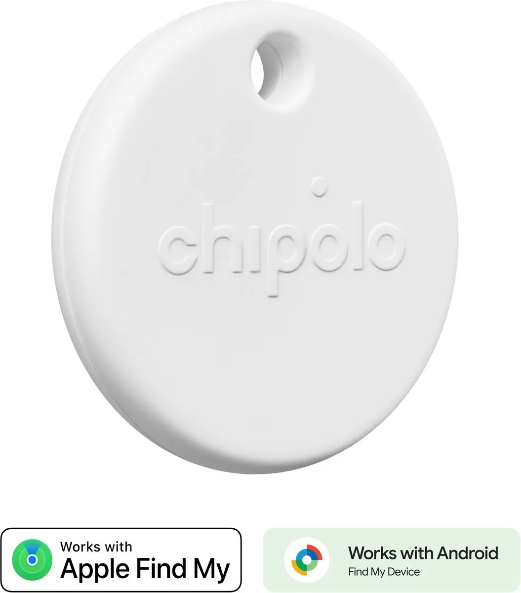 Chipolo POP Bluetooth Tracker - 120dB - Wit