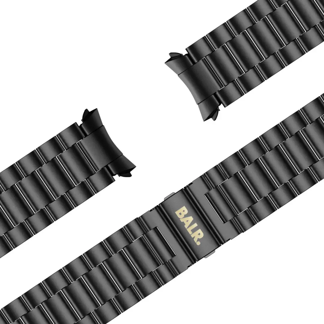 BALR Titanium Band Zwart - Samsung Galaxy Watch 4/5/6