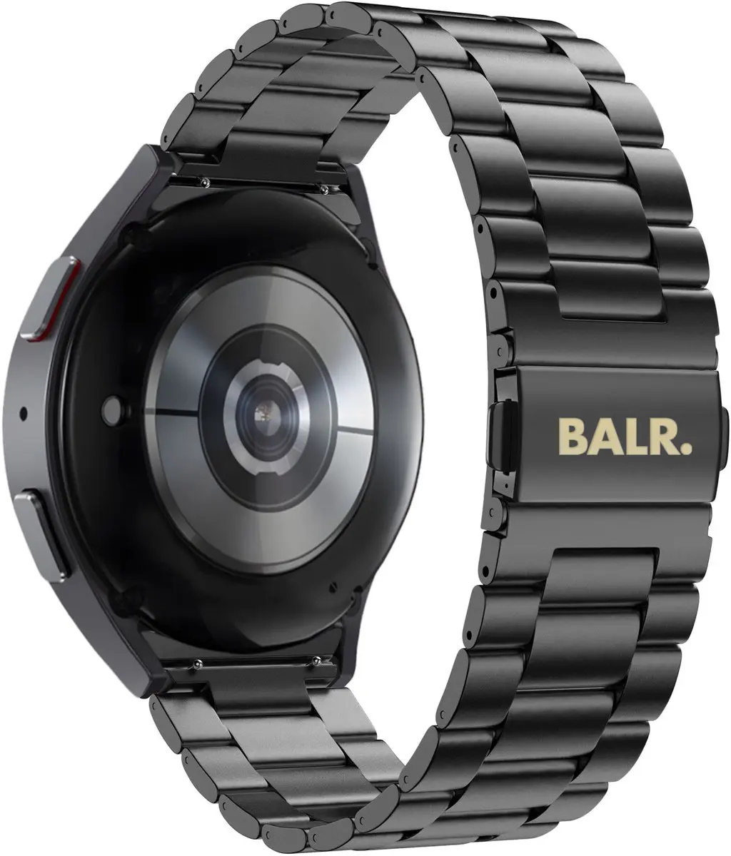 BALR Titanium Band Zwart - Samsung Galaxy Watch 4/5/6