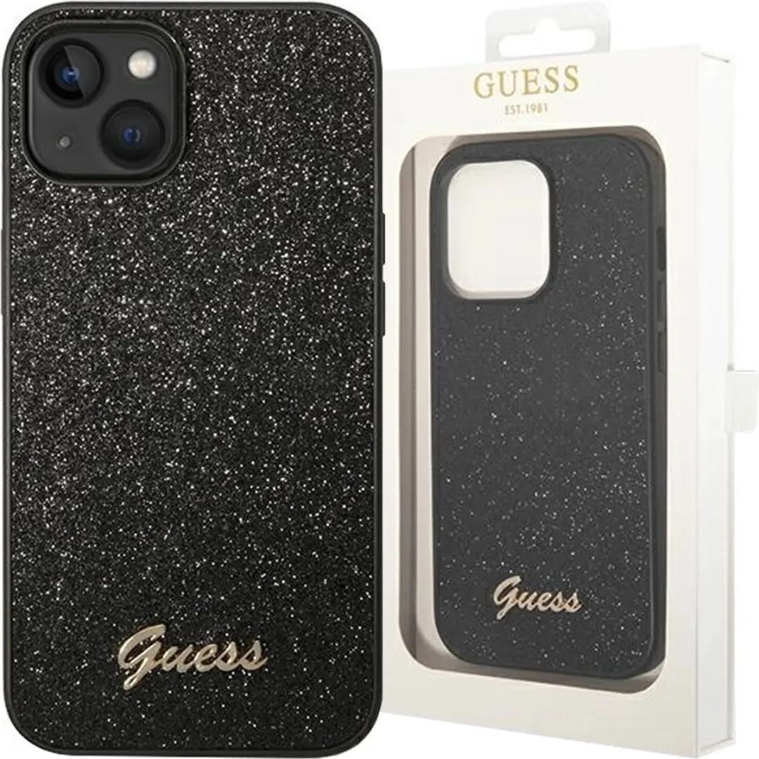 Guess iPhone 14 Plus Telefoonhoesje 3666339065133 - Zwart