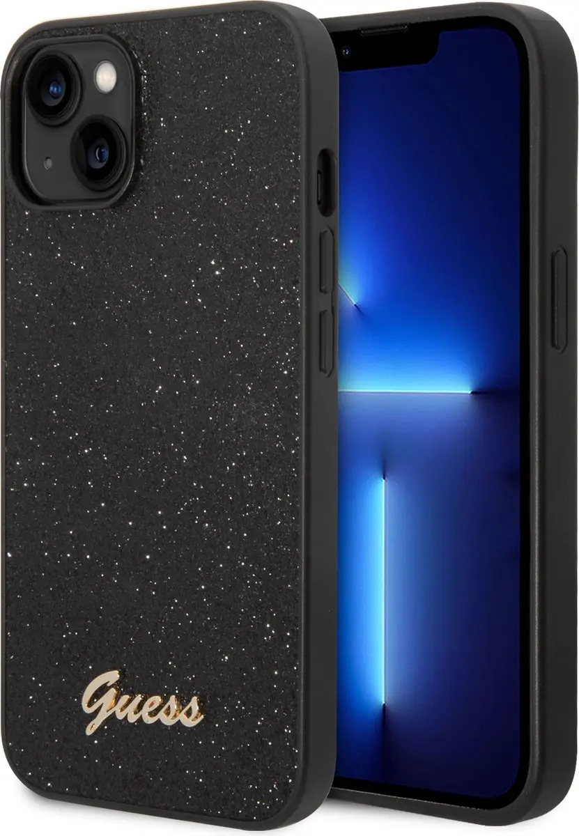 Guess iPhone 14 Plus Telefoonhoesje 3666339065133 - Zwart