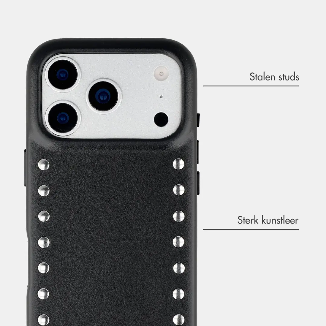 Selencia Hoesje iPhone 17 Pro Max Velvet Black - MagSafe