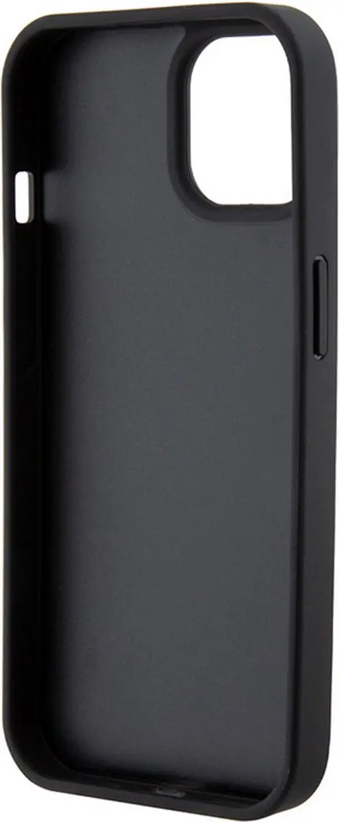 GUESS 4G Stamped Hoesje - Apple iPhone 15 - Zwart