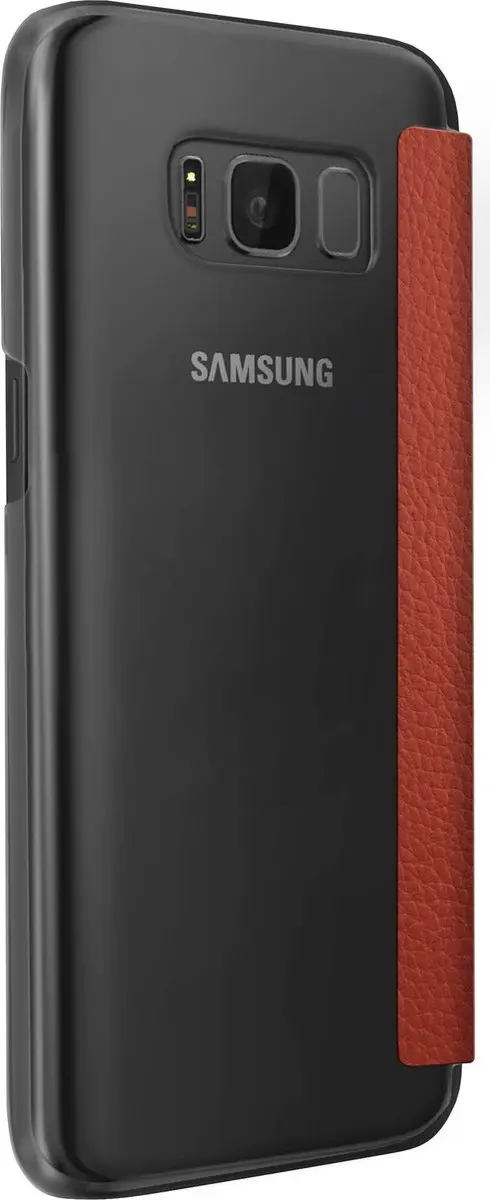 GUESS IriDescent Book Case Samsung Galaxy S8+ - Rood