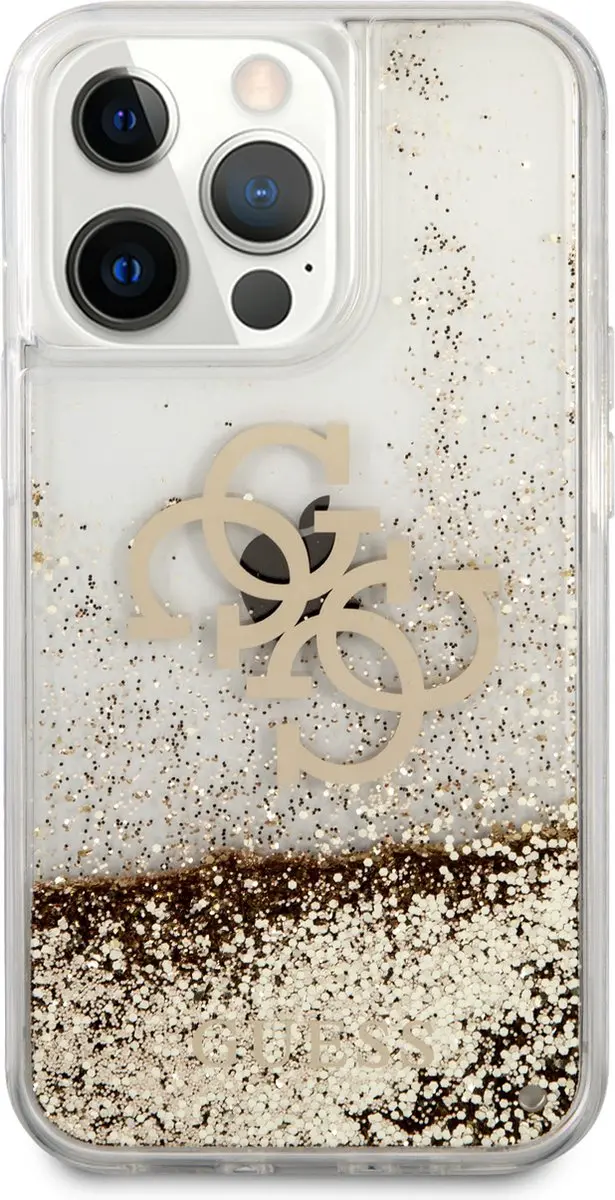 GUESS Hardcase Backcover 7632 iPhone 13 Pro - Goud