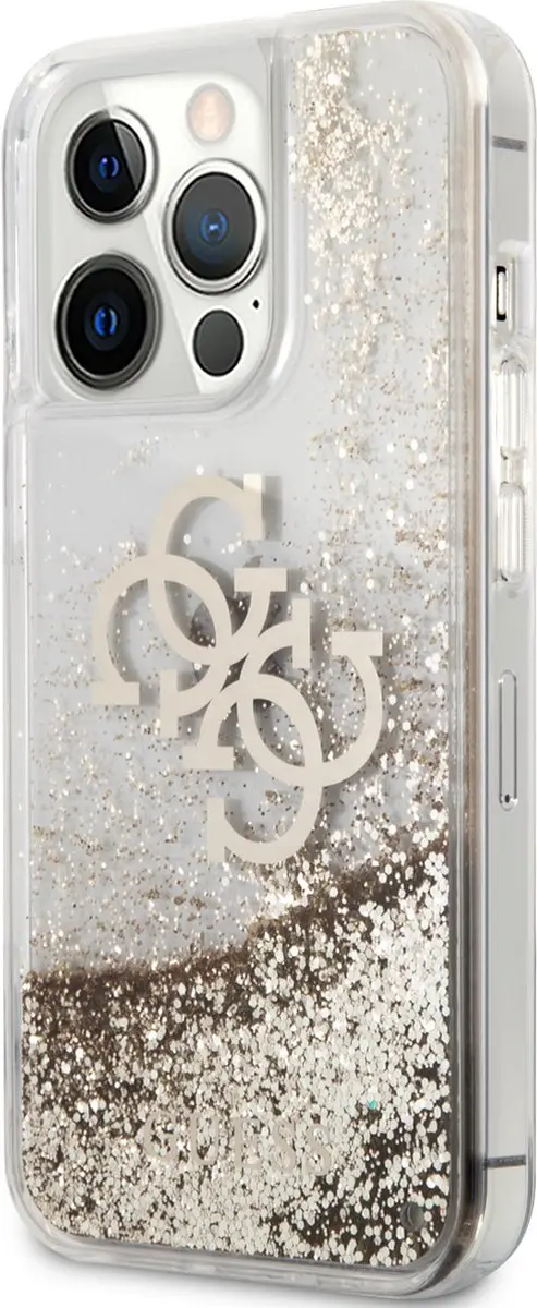 GUESS Hardcase Backcover 7632 iPhone 13 Pro - Goud