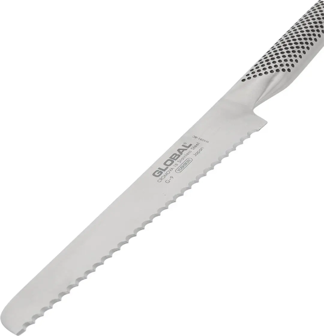 Global G9 Broodmes 22cm - Zilver