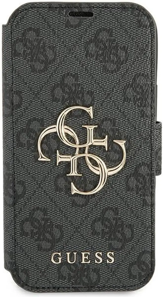 GUESS iPhone 13 Pro Bookcase Hoesje 7676 - Grijs