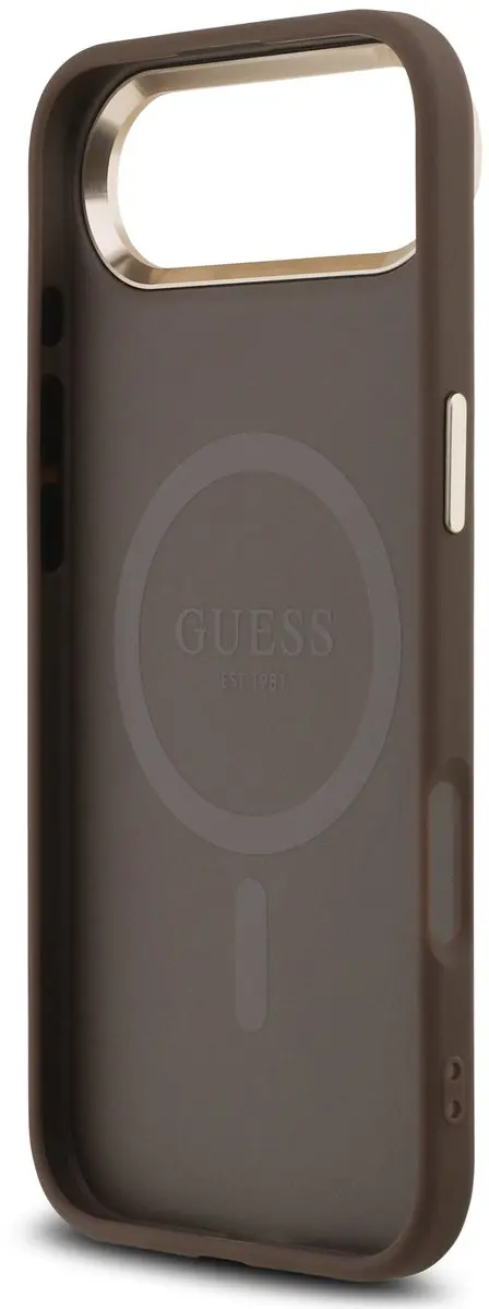 GUESS 4G Triangle iPhone Air Hoesje - MagSafe - Bruin - afbeelding 6 van 6
