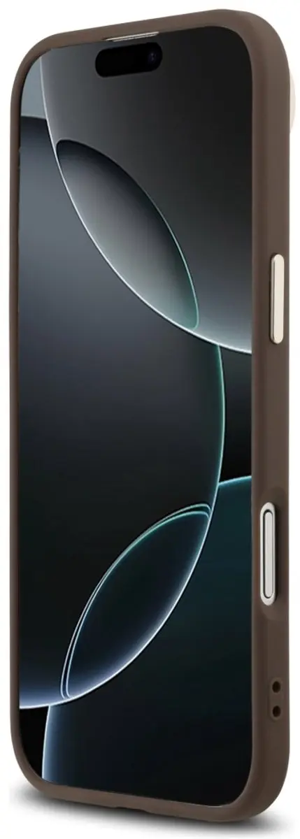 GUESS 4G Triangle iPhone Air Hoesje - MagSafe - Bruin