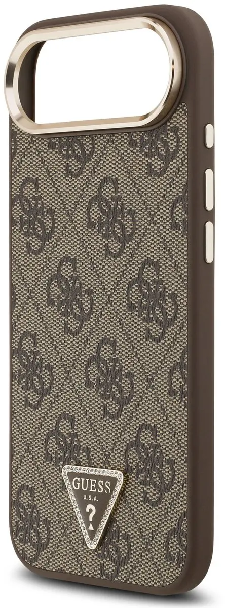 GUESS 4G Triangle iPhone Air Hoesje - MagSafe - Bruin