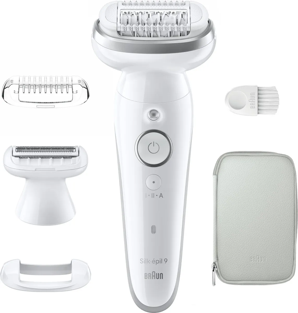 Braun Silk·épil 9 Type 9-041 Epilator - Wit/Zilver