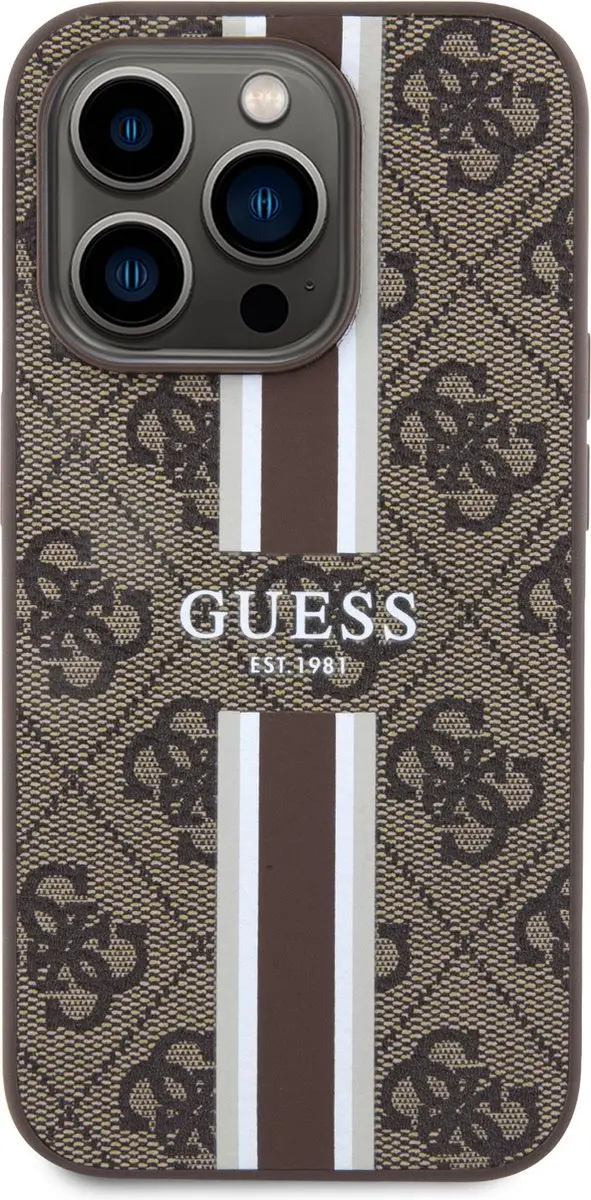 Guess iPhone 15 Pro Backcover - Bruin