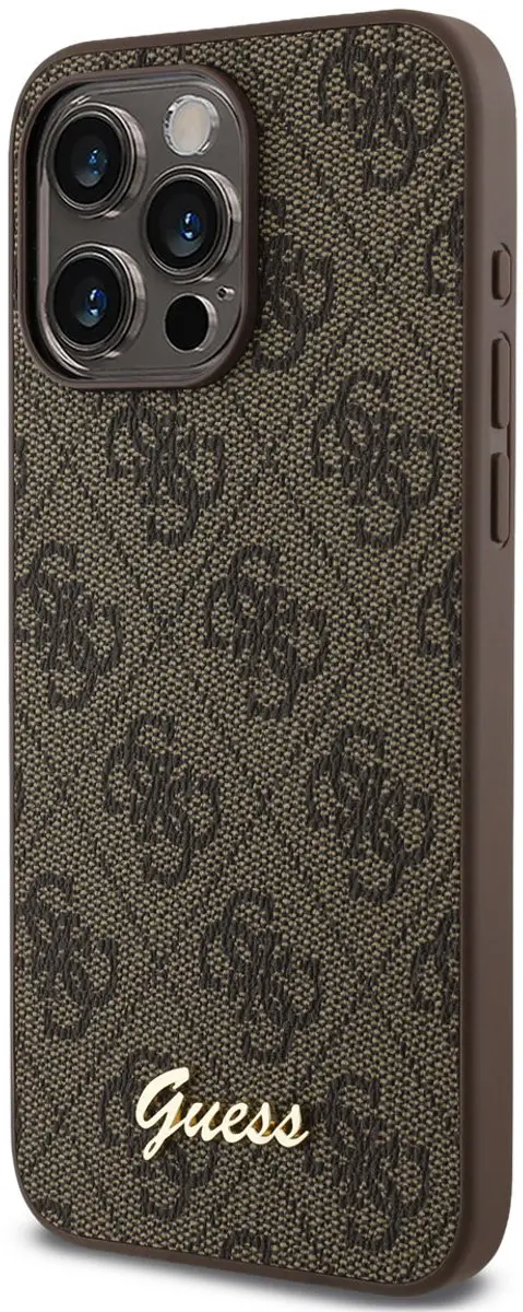 Guess Telefoonhoesje iPhone 15 Pro Max - Bruin - MPN 3666339192204