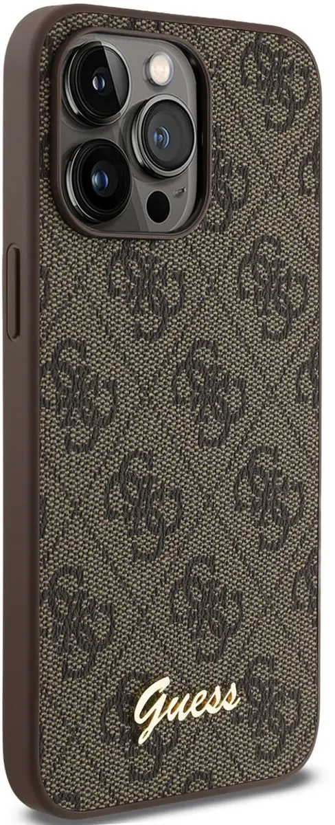 Guess Telefoonhoesje iPhone 15 Pro Max - Bruin - MPN 3666339192204