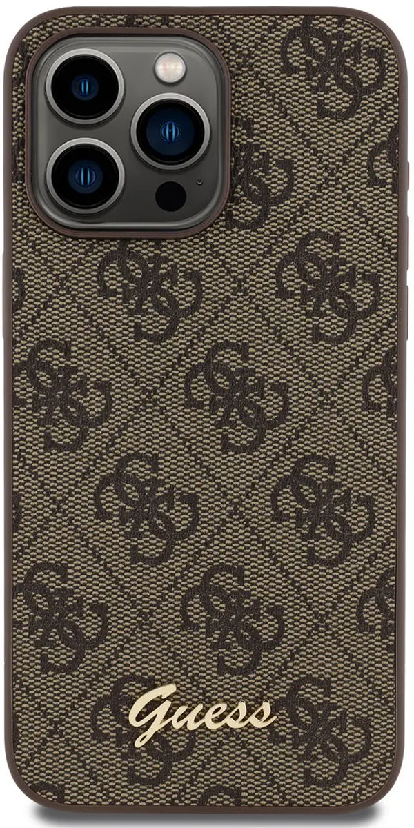 Guess Telefoonhoesje iPhone 15 Pro Max - Bruin - MPN 3666339192204