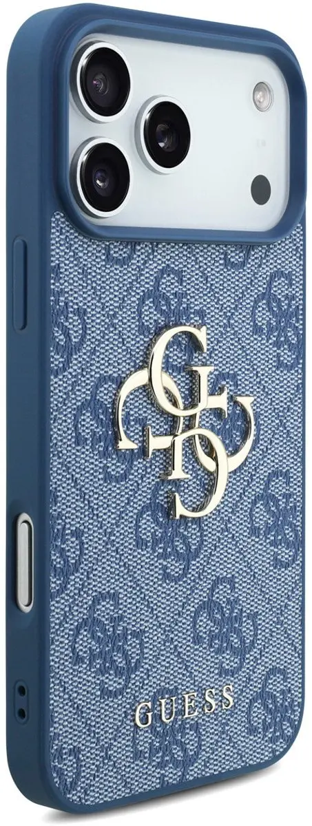 Guess Back Cover iPhone 17 Pro Max - Blauw - MagSafe