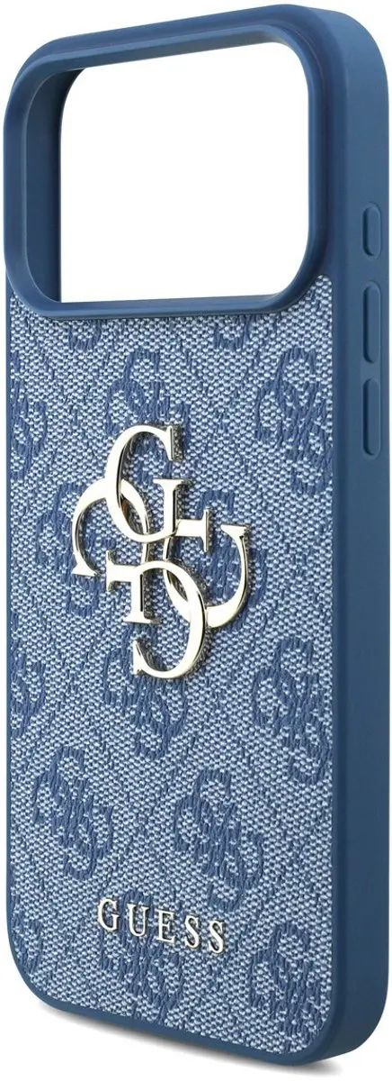 Guess Back Cover iPhone 17 Pro Max - Blauw - MagSafe