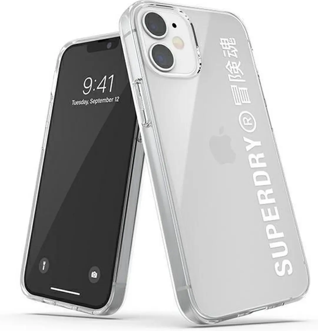 Superdry Snap Case iPhone 12 Mini - Transparant - mpn-8718846085991