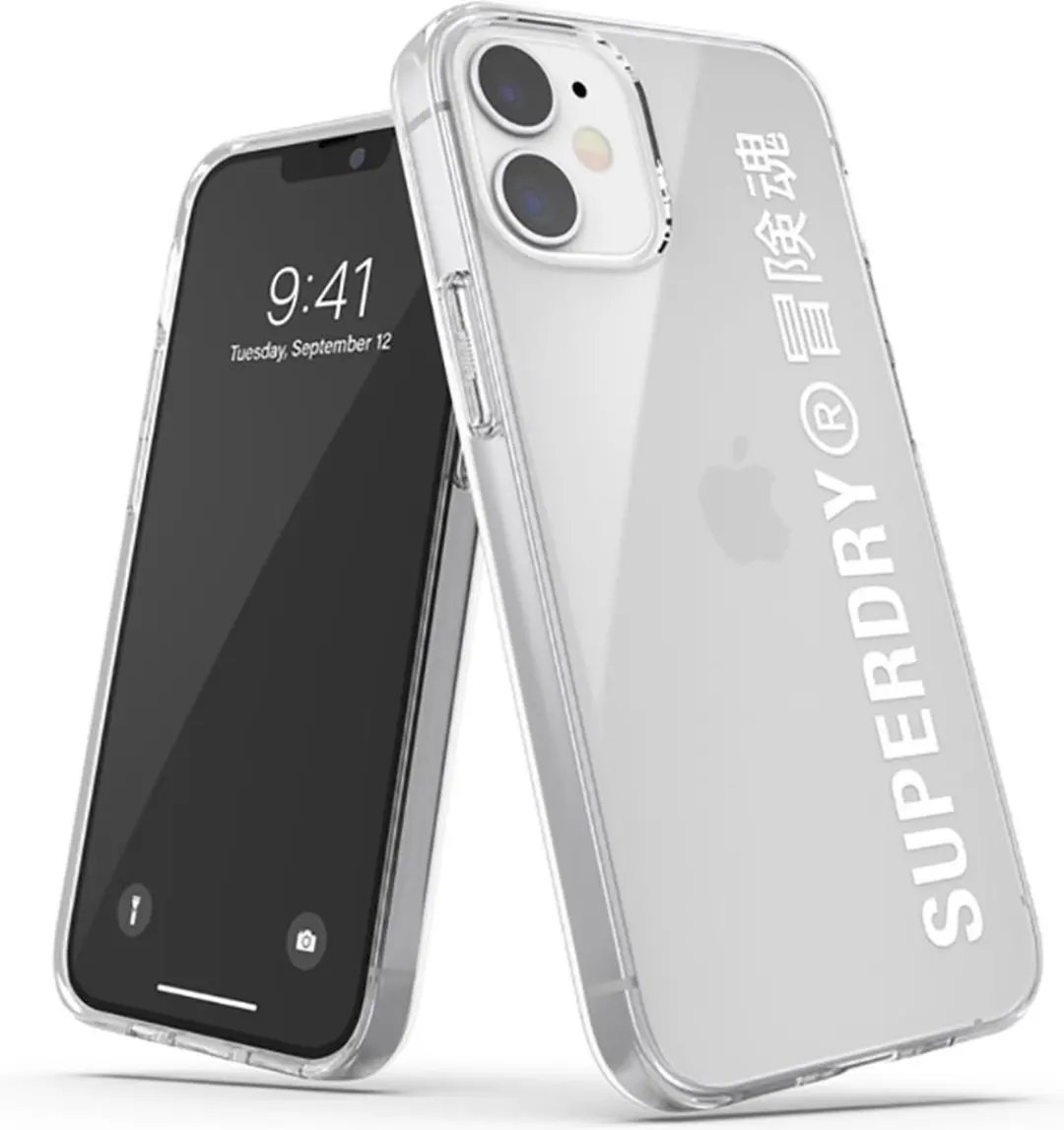 Superdry Snap Case iPhone 12 Mini - Transparant - mpn-8718846085991